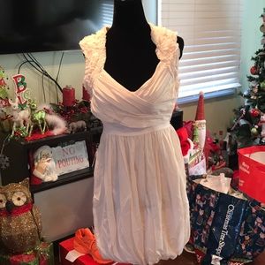 Bebe ruffle dress